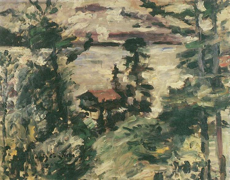 Lovis Corinth Walchensee, Morgennebel oil painting picture
